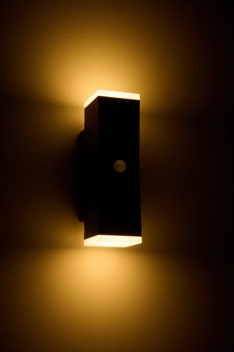 Evo LED Square Up/Down PIR 12,5W 750lm 3000K IP54 antracit_6