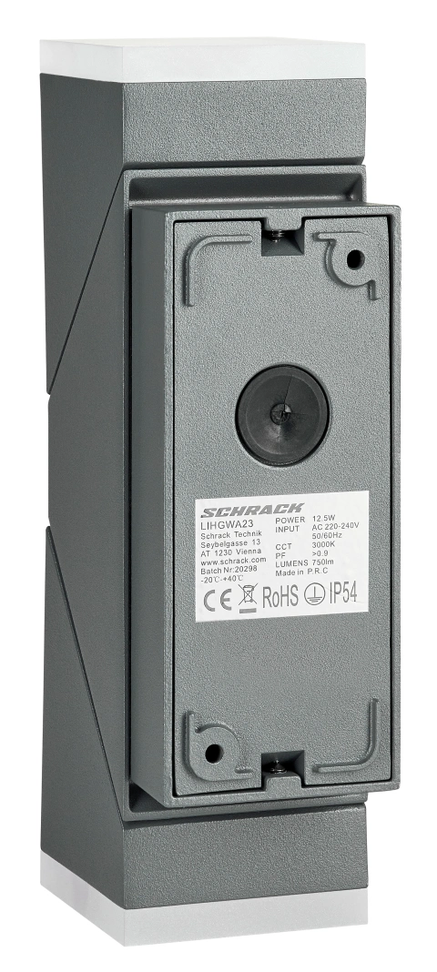 Evo LED Square Up/Down PIR 12,5W 750lm 3000K IP54 antracit_7