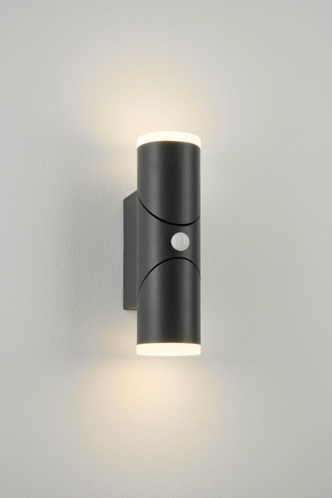 Evo LED Round Up/Down PIR 12,5W 750lm 3000K IP54 antracit_4