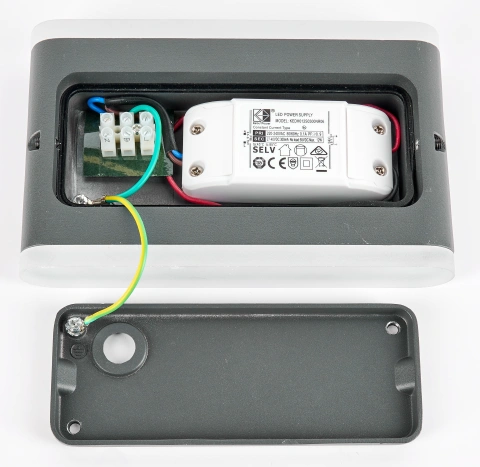 Naos LED Medium Up/Down 13W 650lm 3000K ECG IP54 antracit_8