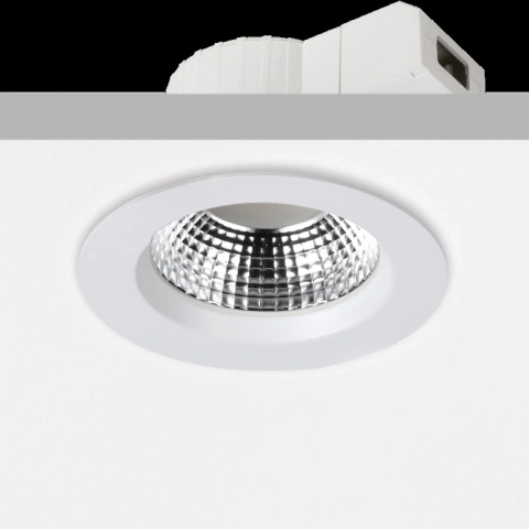 Downlight Actor XS 5,5/8W 830/840 115lm/W, IP54, Ø-123mm, WH