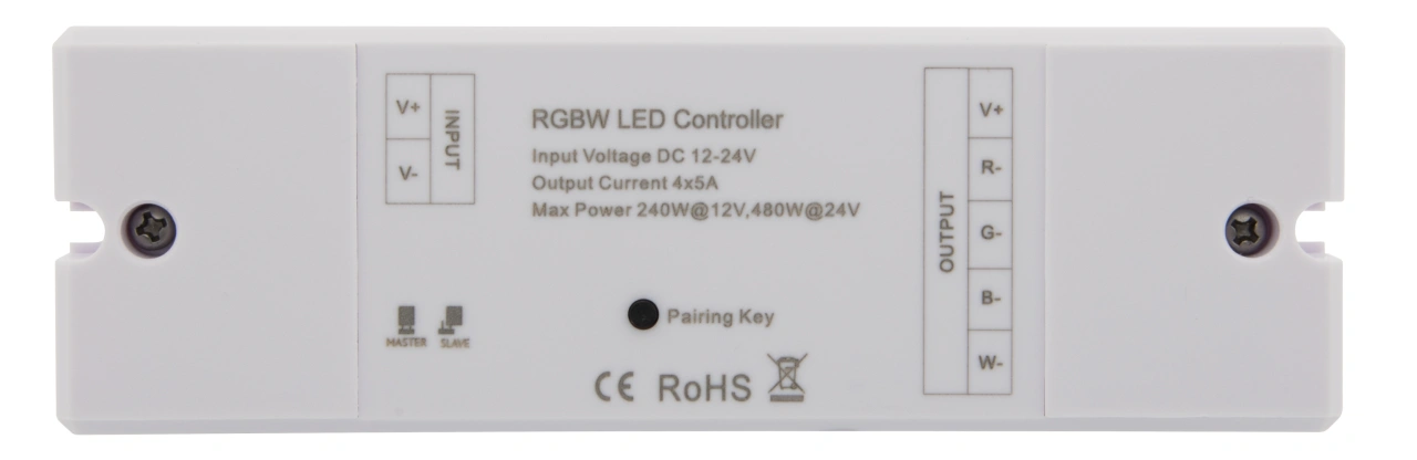 LED RF Controller RGBW Set Receiver + remote control