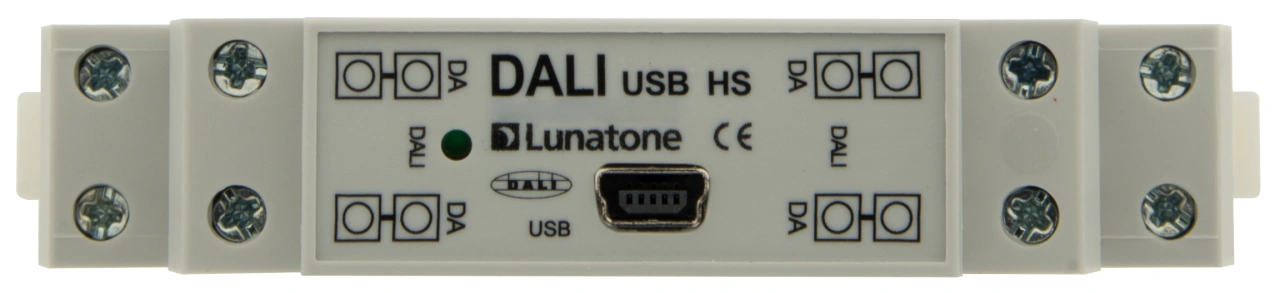 DALI USB DIN Rail mounting