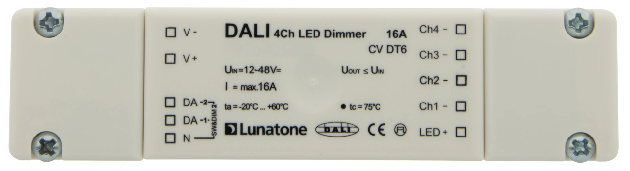 LED DALI PWM Dimmer RGBW