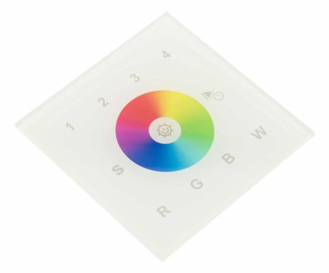 Controler LED DALI Touch RGBW DT8 - 4 Zone (Grupuri)