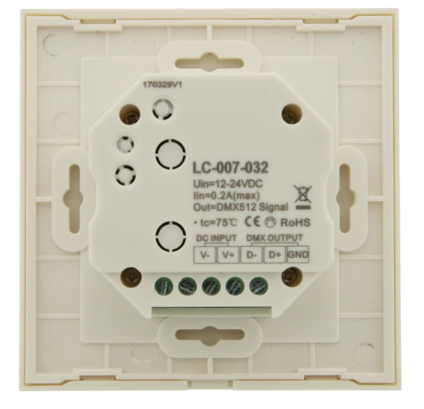 LED DMX Controller Touch DW - White