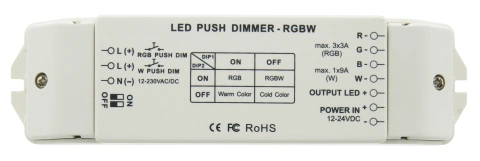 LED Push Dimmer RGBW