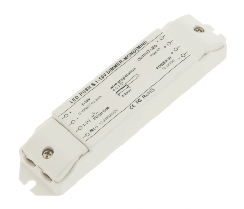 LED Push & 1-10V Dimmer Mini Mono_1
