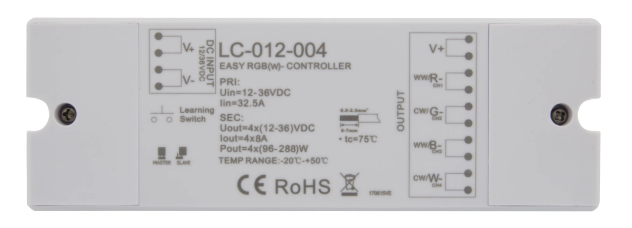 LED RF WiFi Controller 4 channel - receiver