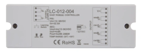 LED RF WiFi Controller 4 channel - receiver