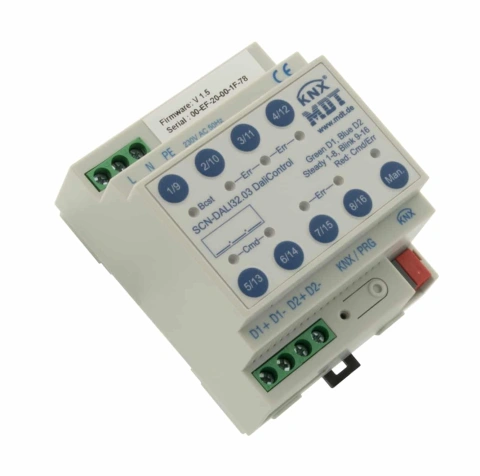 KNX DALI Gateway 32 (DALI DT8 | TW, RGB, RGBW)