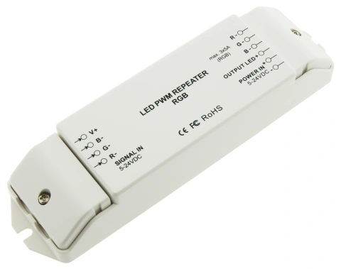 Repeater PWM RGB LED, 3x5A, 180W/12V, 360W/24V_1