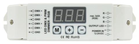 LED DMX & PWM Dimmer RGB