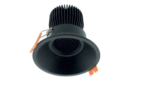 LED Downlight 95 High Output WW (Warm White), Black, IP43_1