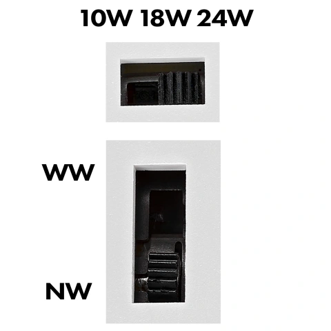 Elegance Round 3 EVOlution 24W/18W/10W 3K/4K Dim IP54 alb_7