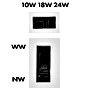 Elegance Round 3 Evolution 24W/18W/10W 3K/4K DALI IP54 alb_3