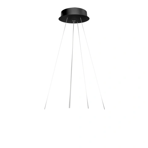 Suspensie pt corpul de iluminat rotund Novia R 320/450 negru