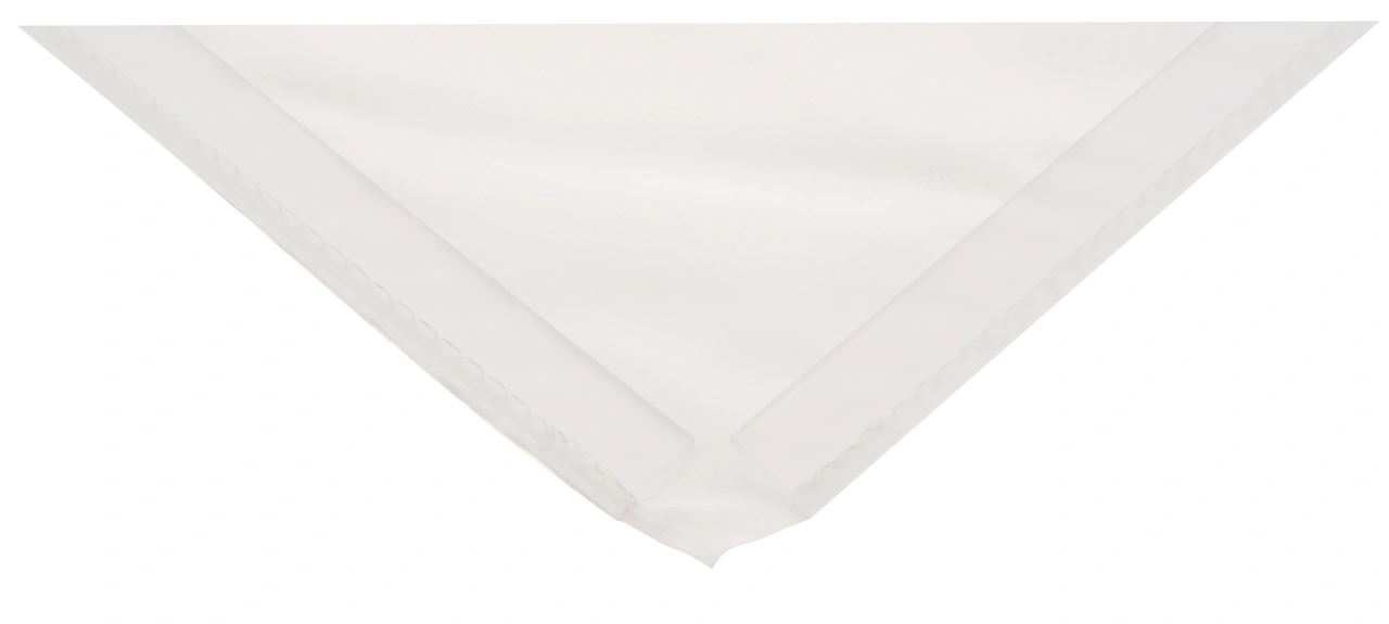 Transparent fabric incl. Rubber lip