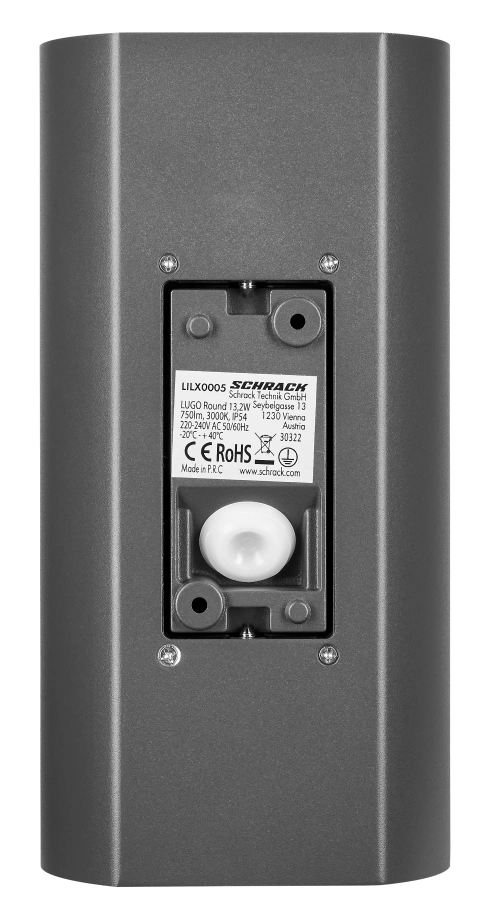 LUGO LED Round 13,2W 750lm 3000K 230V LED IP54 antracit_4