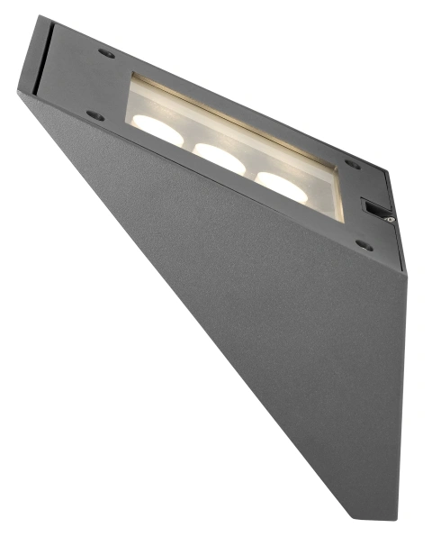TOLEDO 9W 525lm 3000K 230V LED IP54 antracit