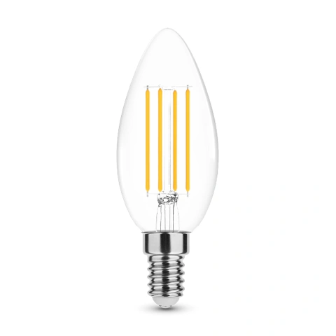 LED Filament Candle 7W 4000K 806lm E14 C35 360° dimmable