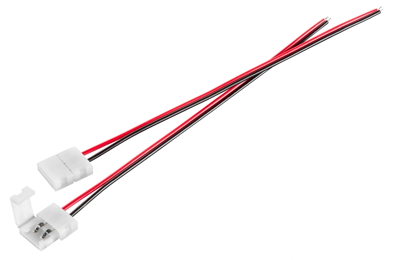 Conector 2-pin 10mm cu 15cm cablu (10buc)