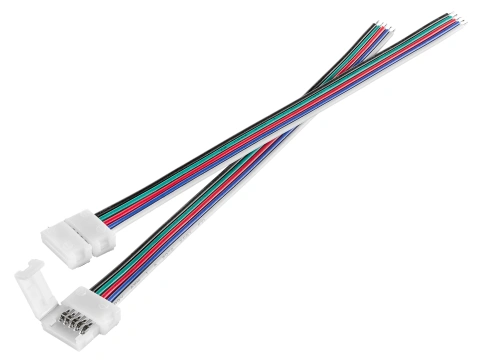 Conector RGBW 5-pin 10mm cu 15cm cablu (10buc)