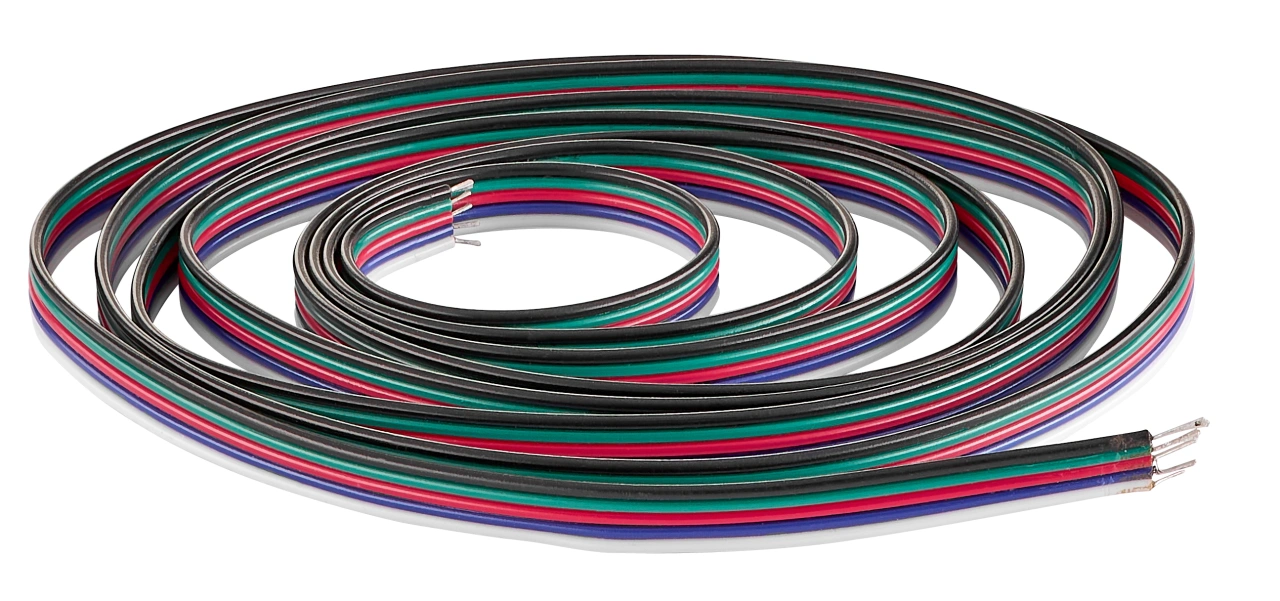 Cablu 5x0,5mm2 pt RGBW LED bandă, 2m