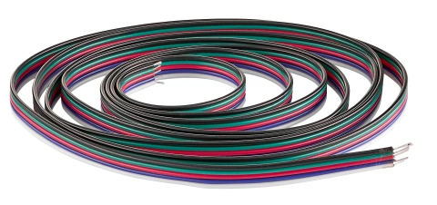 Cablu 5x0,5mm2 pt RGBW LED bandă, 2m
