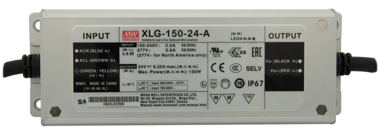 LED XLG- Driver 100W 24V IP67
