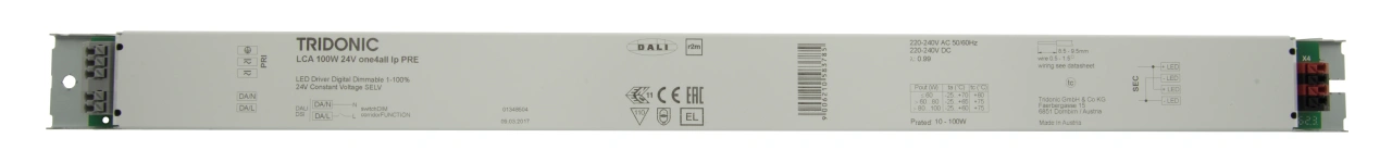 LED TD - Power Suppy 100W/24V LP DALI & Switch Dim Mono IP20