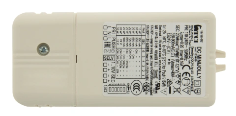 LED Power Supplies TC 15W/350mA,Push &1-10V dimmable,MM,IP20