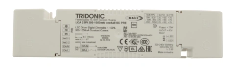 LED TD - Power Sup 17W/250-700mA SC Dali&Switch Dim CC IP20