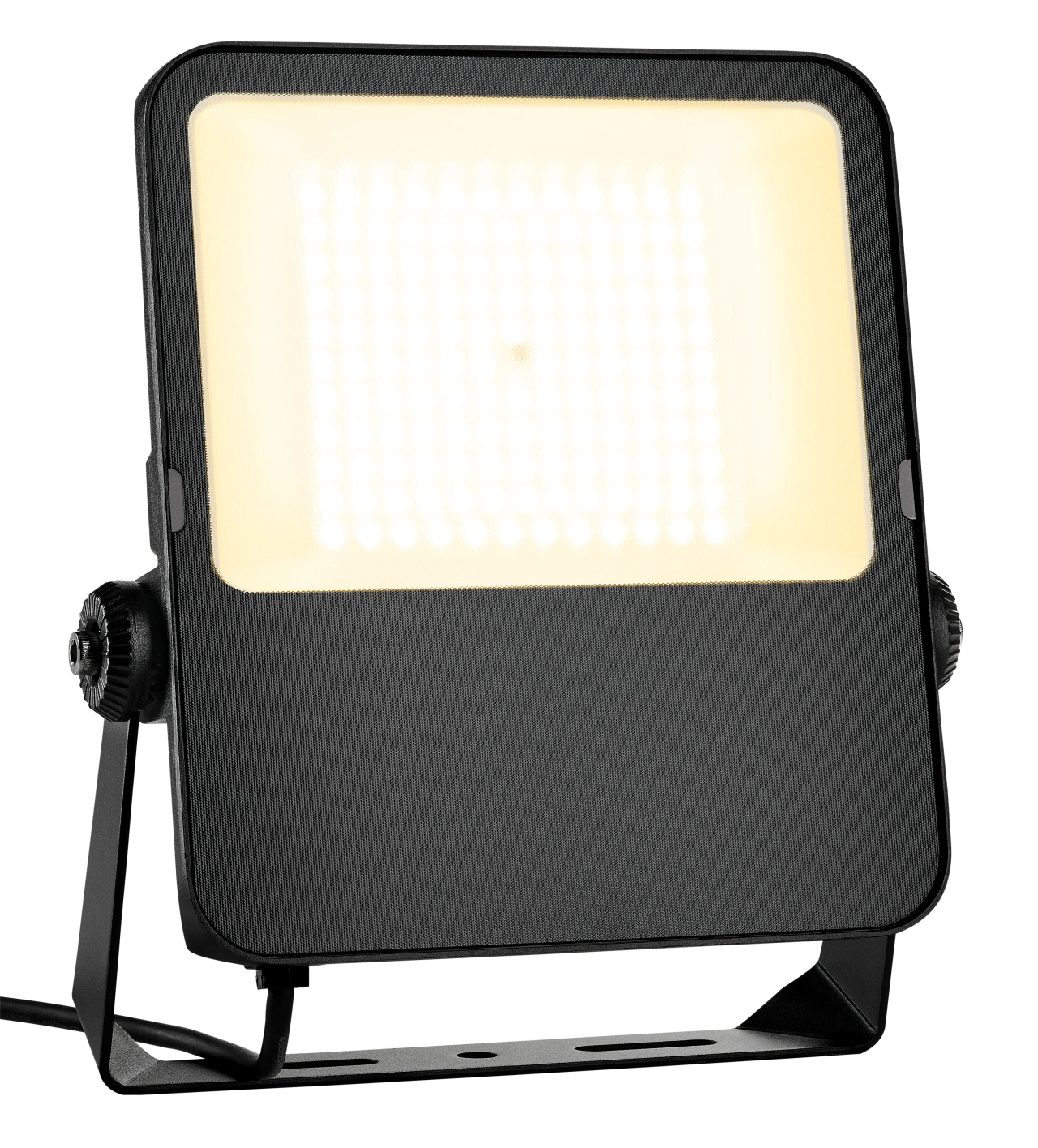 CAPRI LED Basic 100W 11000lm 3000K asimetric IP65 negru