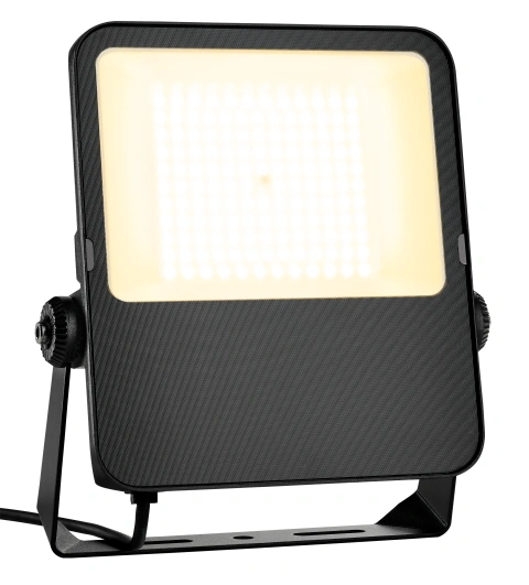CAPRI LED Basic 100W 11000lm 3000K asimetric IP65 negru