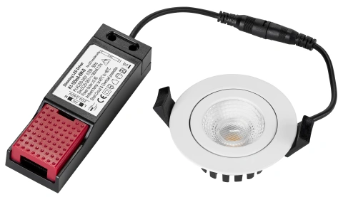 PUNTO LED 8W 760lm 830 36° 230V IP65/IP20 dimabil alb_3