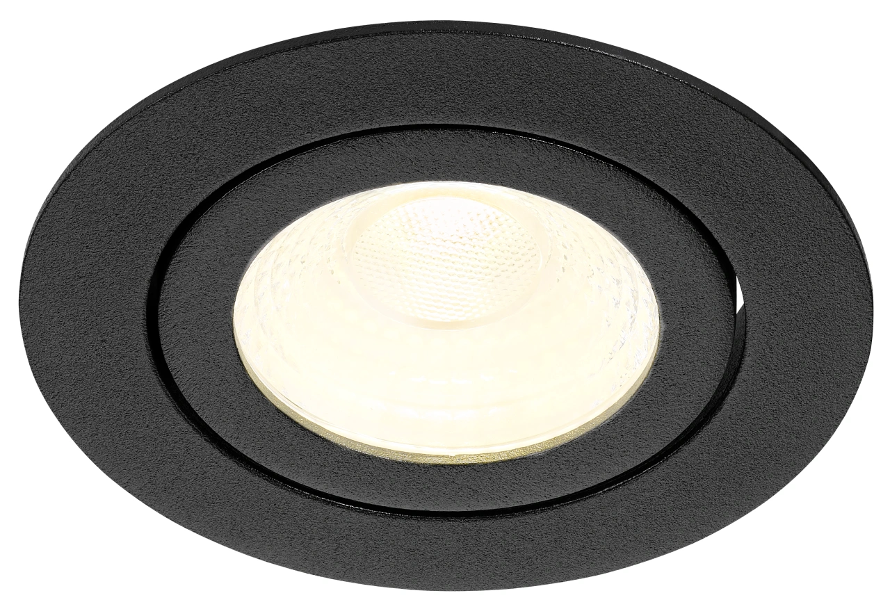 PUNTO LED 8W 760lm 830 36° 230V  IP65/IP20 dimabil negru