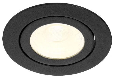 PUNTO LED 8W 760lm 830 36° 230V  IP65/IP20 dimabil negru
