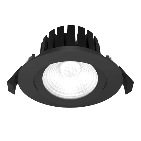 PUNTO LED 8W 760lm 830 36° 230V  IP65/IP20 dimabil negru_1
