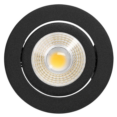 PUNTO LED 8W 760lm 830 36° 230V  IP65/IP20 dimabil negru_4