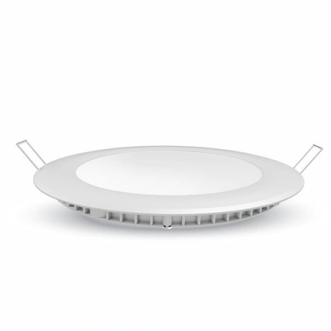 Downlight panou LED Premium 6W - rotund 3000K, 400lm, 120°