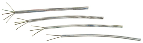 Transparent cable 2 pole