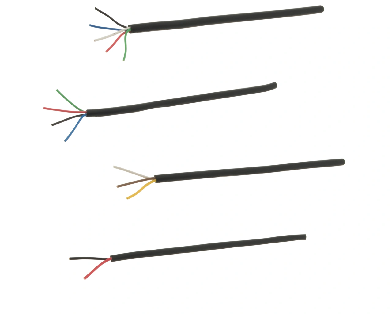 Double-isolated cable RGBW 5-polig 0,5mm² Black