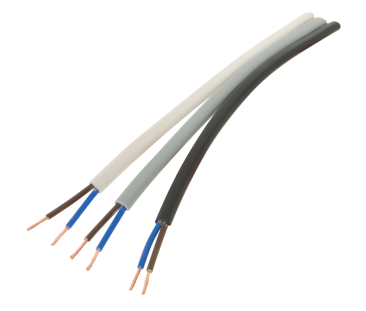 Double-isolated cable Mono 2-polig 0,75mm² White