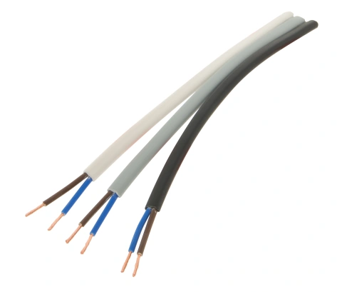 Double-isolated cable Mono 2-polig 0,75mm² Black