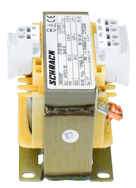 Transformator de comandă monofazat, 230V/24V, 60 VA, IP00_2