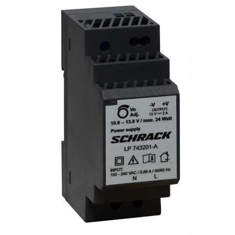 Sursă monofazată, electronică, modulară, 230/12VDC, 2A
