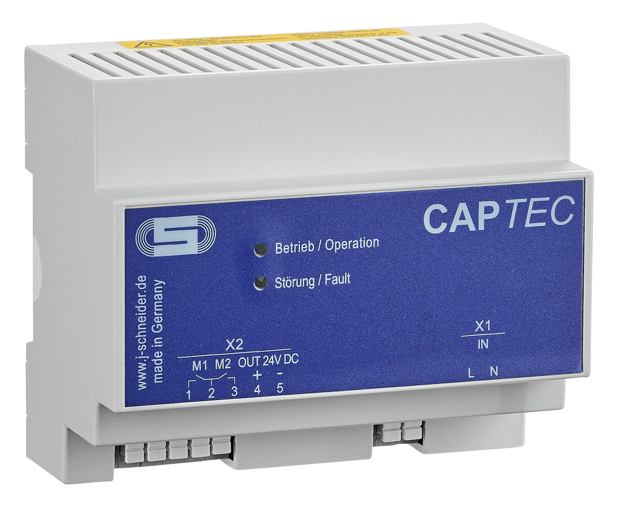 DIN-rail switching power supply 24V 1,3A with UPS function