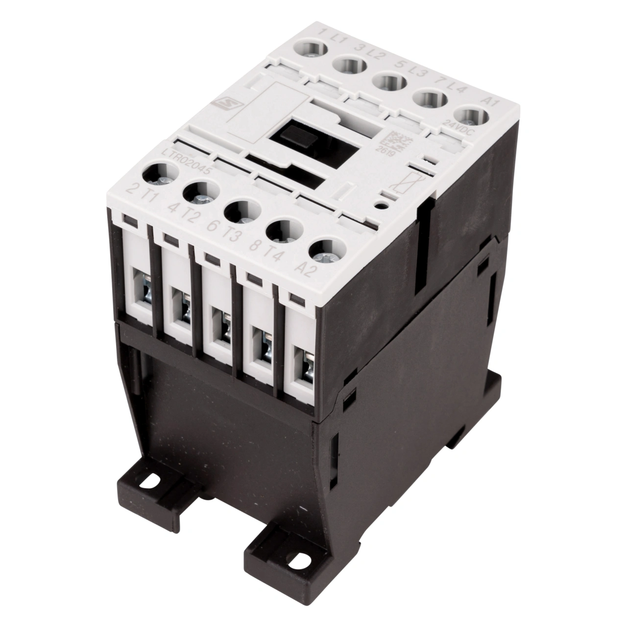 Contactor ALEA II 4 poli, 20A/AC-1, bobina la 24Vcc