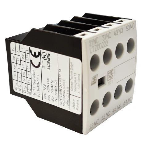 Contact auxiliar frontal pt. contactor LT măr. 0-1, 2ND+2NÎ